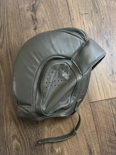 Vintage Swiss Military Cold War Era Padded Tanker’s Helmet 1988