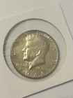 1968 D KENNEDY HALF DOLLAR, 40% SILVER, AU NICELY TONED