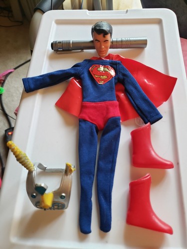 Ideal Captain Action ACTION BOY Superboy Suit, Mask, Boots, Chest Plate 1967