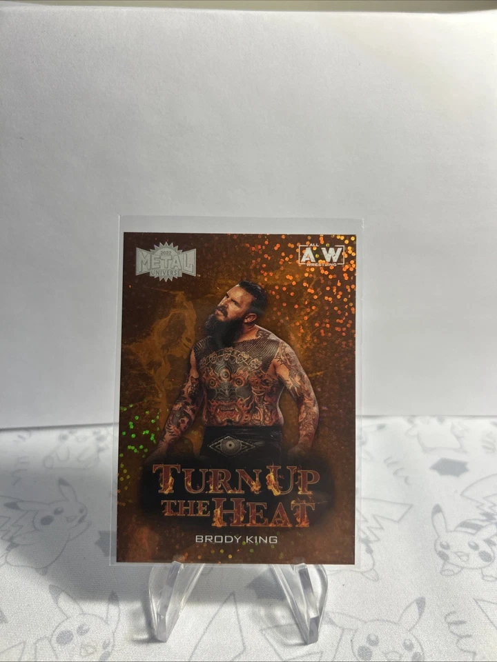 2022 Metal Universe AEW All Elite Wrestling - Turn Up the Heat Brody King  (RC) - Image 2 of 4