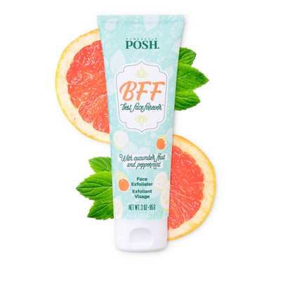 Perfectly Posh BFF Best Face Forever Exfoliating Face Wash 3oz Free Shipping