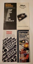 Lot Of 3 Nikon  1 Tiffen Catalogs Brochures Vintage