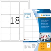 1 Bis 20X Herma Universal-Etiketten Special, 63,5 X 46,6 Mm, Weiß Bis 49% Rabatt