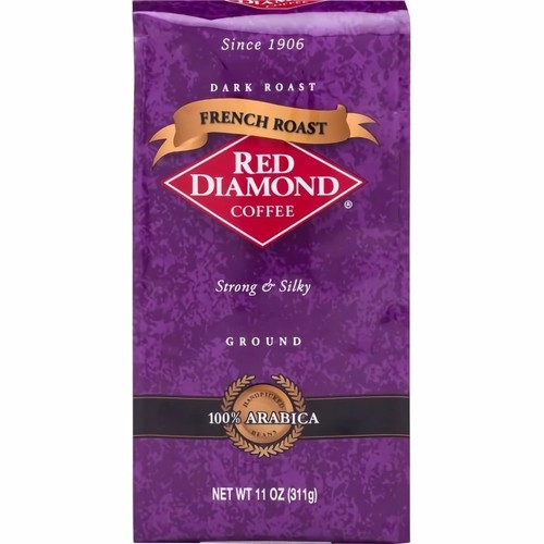Red Diamond | French Roast Ground Dark Roast Coffee | 11 Ounce Bag | Case of 12 - Bild 5 von 6