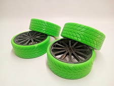 110 Rc 30s 3 Wheels Drift Tires Rc Car 12mm Hex Set Of 4 Neon Green 3d Print