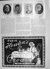 Original Old Antique Print 1906 Compton Louise Blanco Bayliss Evans Vacuum Cap