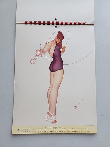 Petty Girl 1947 Pinup Calendar With Sleeve - 第 10/14 張圖片