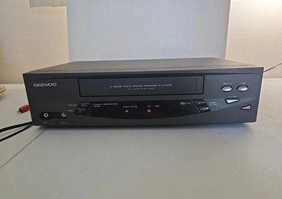 Daewoo DV-T5DN 4-Head Mono VCR VHS Player Recorder Tested No Remote