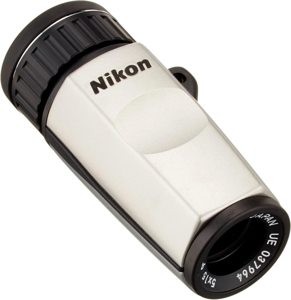 【NUEVO】Nikon Monocular HG 5x15D Monocular (blanco) JAPÓN #MZ Foto 2 de 4