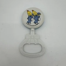 Infant Baby Rattle Toy Bananas In Pajamas Vintage 1996 Original Blue White