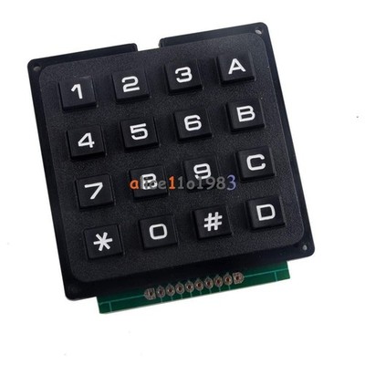 4 x 4   Array 16 Keys 4*4 Switch Keypad Keyboard Module for   #yi