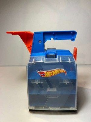 Hot Wheels Track Builder Display Launcher Carrying Case - Holds 6 Cars