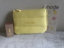NEW - rhode Lemontini  Summer bubble makeup bag