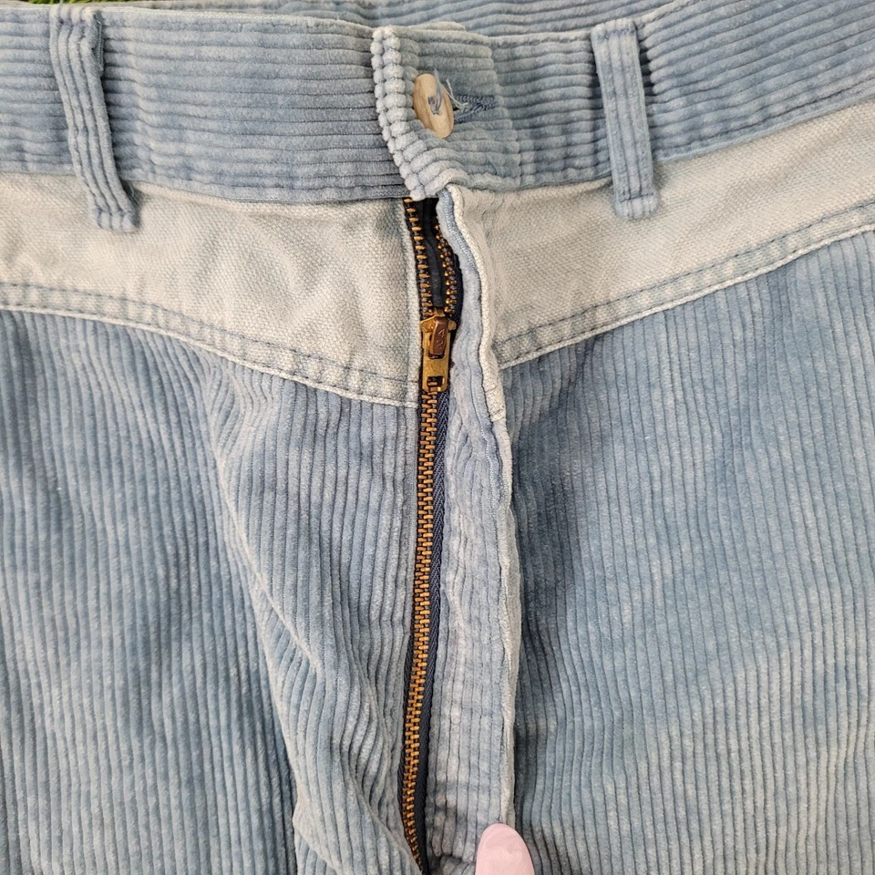 Pantalones de pana de tiro alto vintage años 70 para mujer 4/5 28x31 TALON Foto 4 de 4