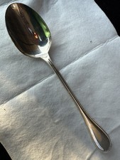 ARGENTERIE CUILLERE A SERVIR RAGOÛT CHRISTOFLE MODÈLE PERLES ÉTAT SUPERBE