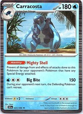 Carracosta Holo Black Bolt 023/086 Rare Pokemon Near Mint Pokemon Card