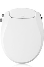 Brondell Swash EcoSeat S101 Non-Electric Bidet Toilet Seat Round White