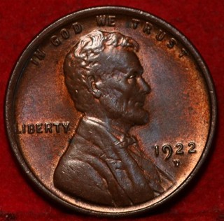 1922 D Denver Mint Copper Lincoln Wheat Cent