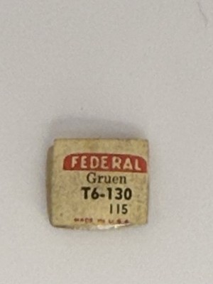 NOS Vintage Gruen Watch Crystal Federal T6-130 115 Vintage Replacement