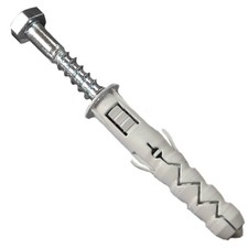 Wall Plugs M14 14 x 70mm and Heavy Duty Coach Screw for Brick Masonry M10 10 x 