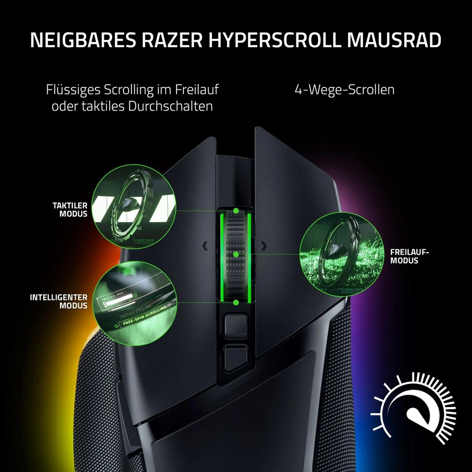 RAZER Basilisk V3 Pro Gaming Maus Powered by Razer Chroma™ RGB - Bild 2 von 4