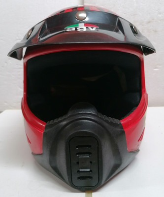 Agv Cross Enduro Helm 80er Jahre, Größe XL,