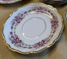 Saucers Grace China Bavaria Dresden Rose 17315-6"