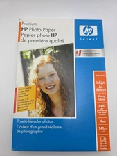 HP Premium Photo Paper 4x6 Glossy 60 Sheets Inkjet SEALED For Color Photos
