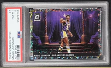 Magic Johnson 2023-24 Panini Donruss Optic SSP Velocity Alter Ego PSA 8 #7