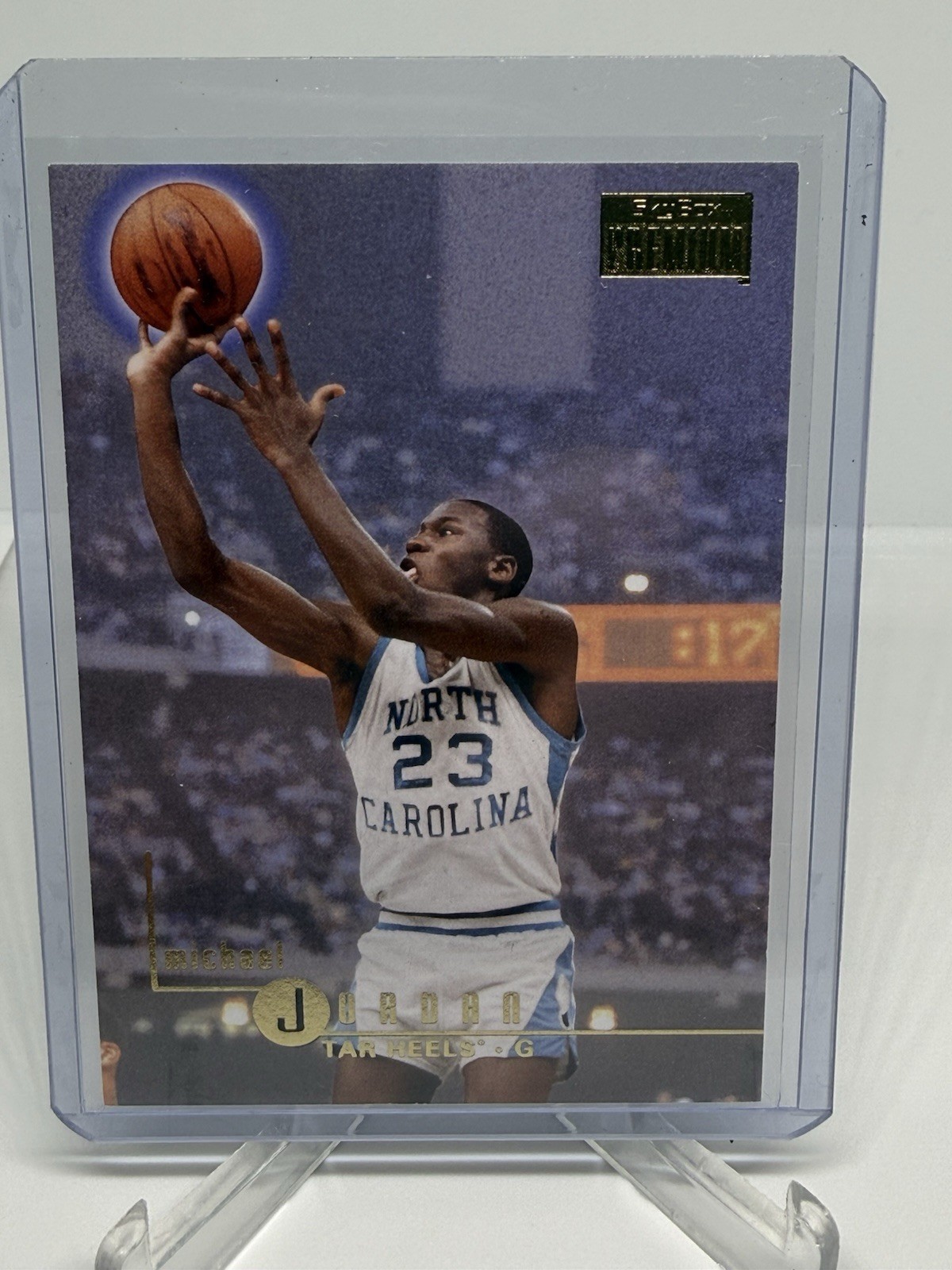 2013-14 Fleer Retro Michael Jordan #101 Skybox Premium SP UNC Tar Heels