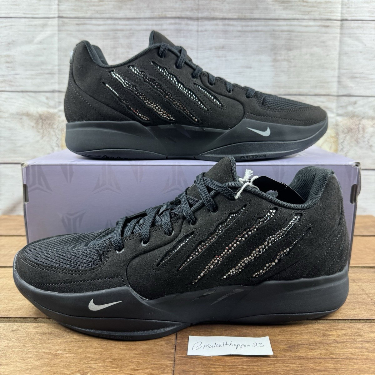 シューズ(男性用) Ja 2 black label EP, Swarovski X Nike Nike Ja 2 Swarovski Scratch Black Label Men's - IB3859-001