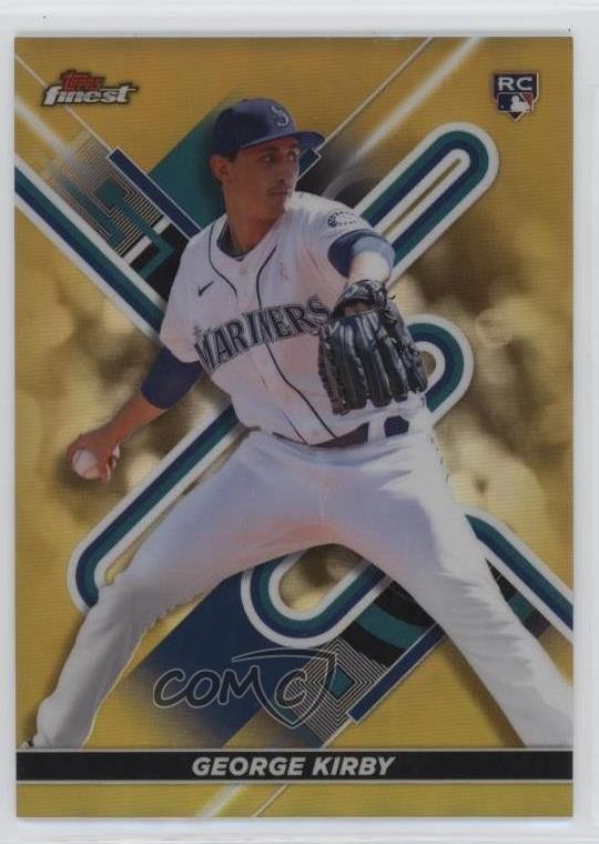 2022 Topps Finest Gold Refractor 20/50 George Kirby #12 Rookie RC