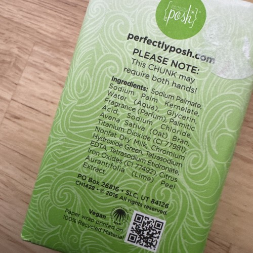 Perfectly Posh Chunk Big Bath Bar Key Lime Pie Sealed Awesome! - Picture 2 of 4