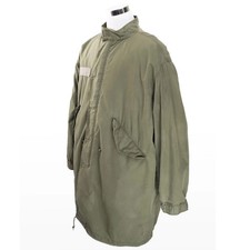 VINTAGE US ARMY FISHTAIL PARKA M65 WITH LINER 1988 SIZE LARGE