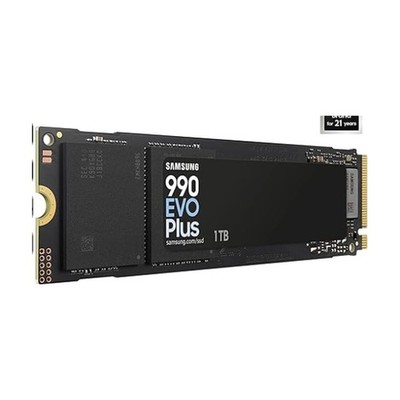 Samsung 990 EVO Plus SSD 1TB, PCIe Gen 4x4, Gen 5x2 M.2 2280, Speeds Up-to 7,150
