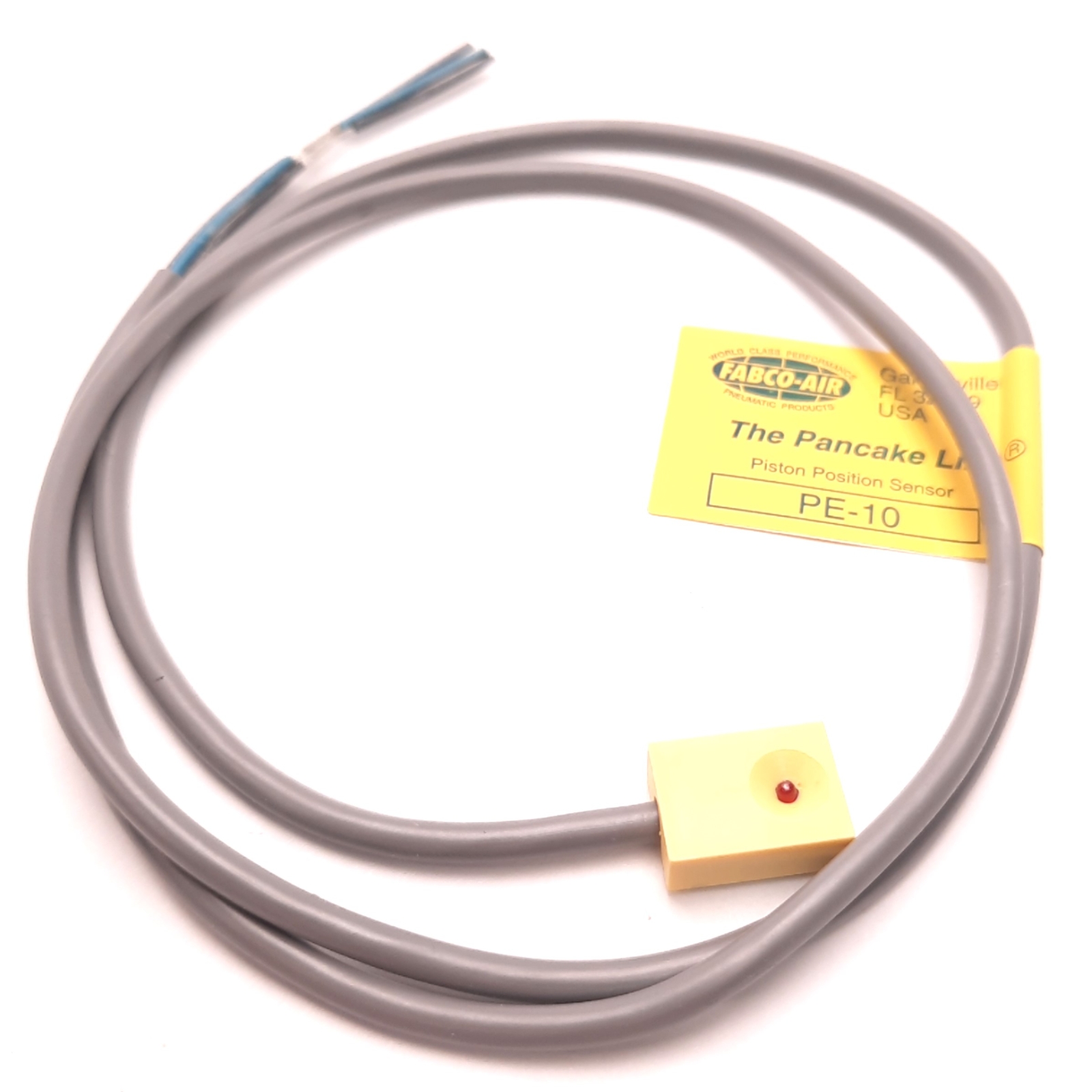 Fabco-Air PE-10 Piston Position Sensor, REED Switch 6-24VDC, 18.5 mA MAX Sinking