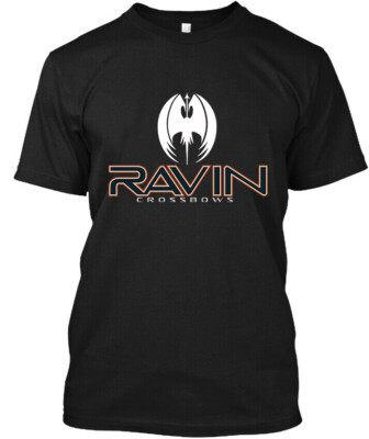NWT Ravin Crossbows Shoot Arrows Firearms Gun Retro Art Logo T-Shirt