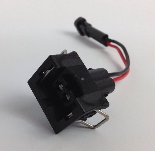 QTY 4 TYCO 928 421 VW AUDI >PA6.6-GF30< 2 PIN CONNECTOR FREE SHIPPING - Picture 3 of 4