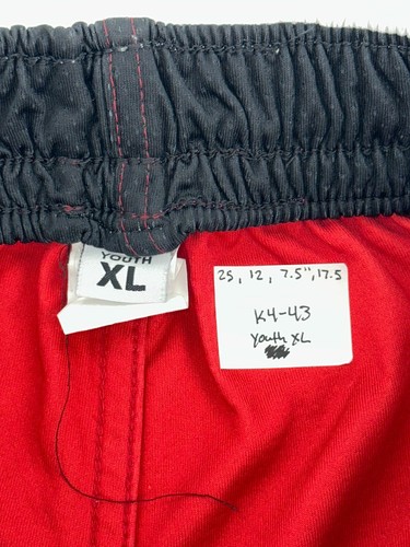 Larry Hughes Basketball Academy Eastbay Shorts Youth XL Red Polyester YGI K4-43 - Picture 14 of 14
