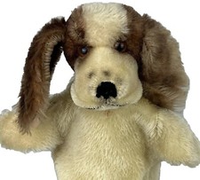 Vintage STEIFF Cocker Spaniel Dog Hand Puppet German Mohair plush doll toy