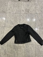 Yoki Women Black Faux Leather Motorcycle Crop Jacket Coat Sz L