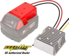 Mellif Step Down DC Voltage Converter for Milwaukee 18V to 12V Dock Power 180W