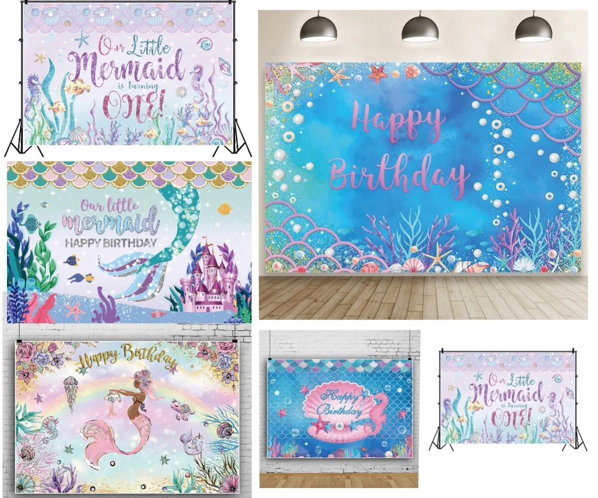 Mermaid baby cheap shower banner