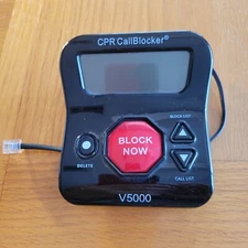 CPR V5000 Call Blocker for Landline Phones - Block Robocalls, Stop Spam Callers