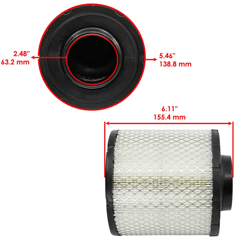 Air Filter For Polaris ACE 570  500  2016 2017 2018 2019 7082037 2521372 - Image 2 of 4