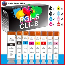 8PK PGI 5 CLI 8 PGI5 CLI8 Ink Cartridge for IP3300 IP4200 Printer