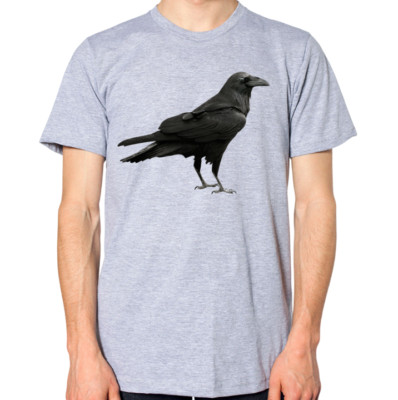 Rabe T-Shirt Herren Damen Unisex Vogel Oberteil
