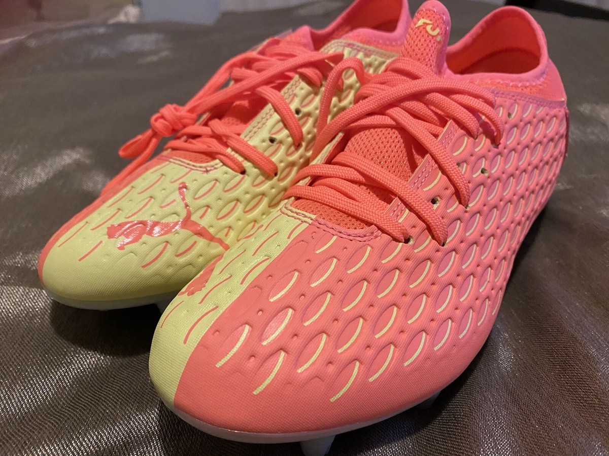 Size 7.5 - PUMA Future 5.4 OSG FG AG Peach Fizzy Yellow for