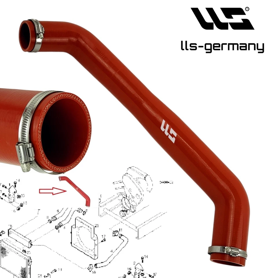 TURBOSCHLAUCH FÜR IVECO  DAILY III BUS 2.8 LADELUFTSCHLAUCH 504005967 - Bild 3 von 4