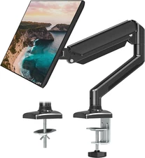 Single Monitor Mount Arm Fits Monitor up to 32 Inch, Monitor Desk Mount Holds 4.